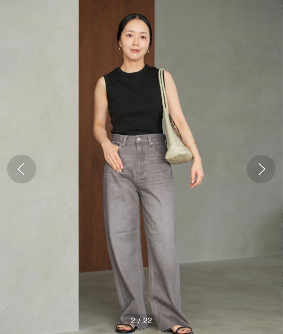 完売品 plage Tendre nature color デニム 38 茶