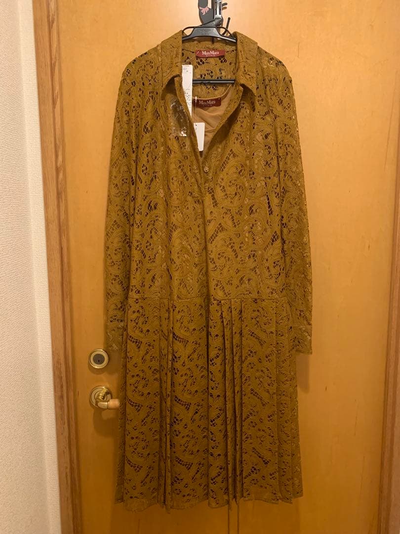 【新品未使用タグ付き】【タイムセール】MaxMara レース ワンピース 38