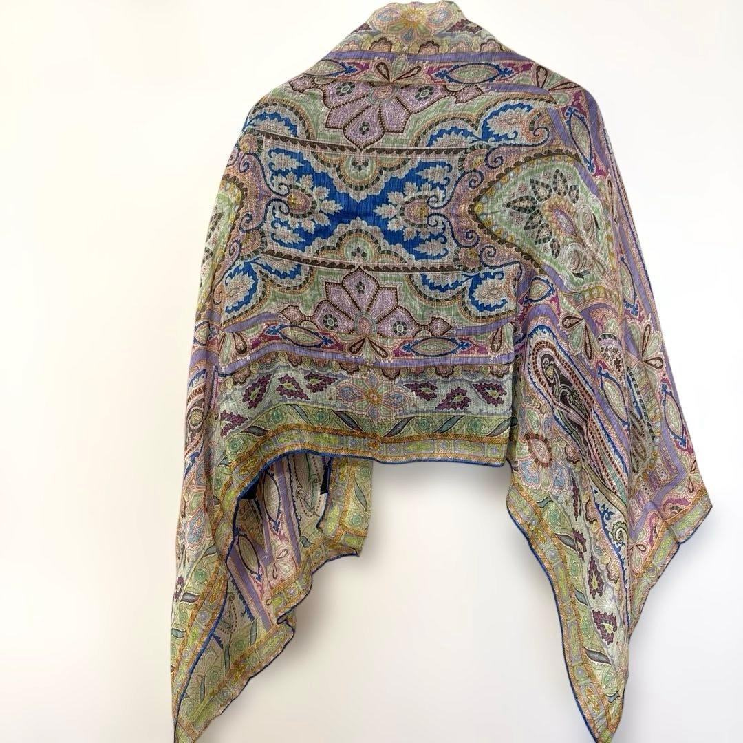 美品　ETRO 大判　ストール　ショール