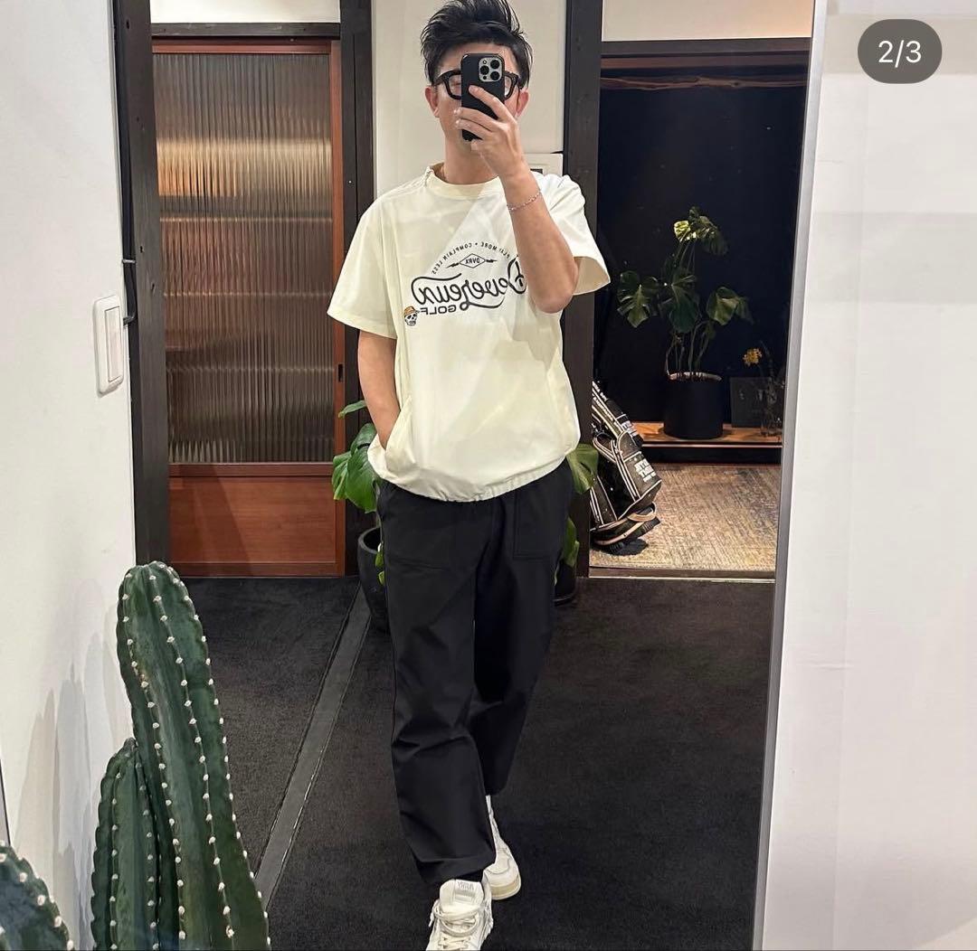 i*i様 美品✨Devereux Golf アイボリー シャツ　サイズM