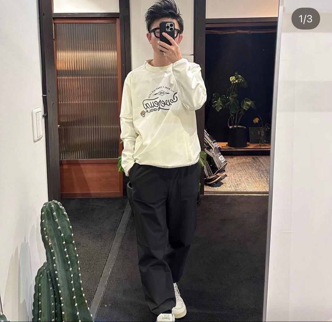 i*i様 美品✨Devereux Golf アイボリー シャツ　サイズM