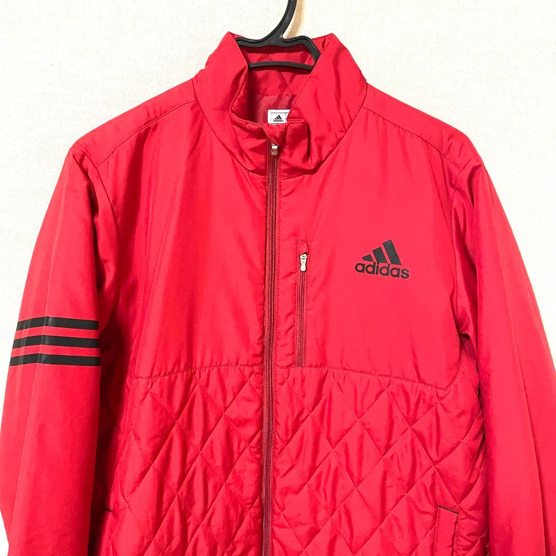 【フォロー割】 美品 アディダスゴルフ 中綿キルティングジャケット Oサイズ