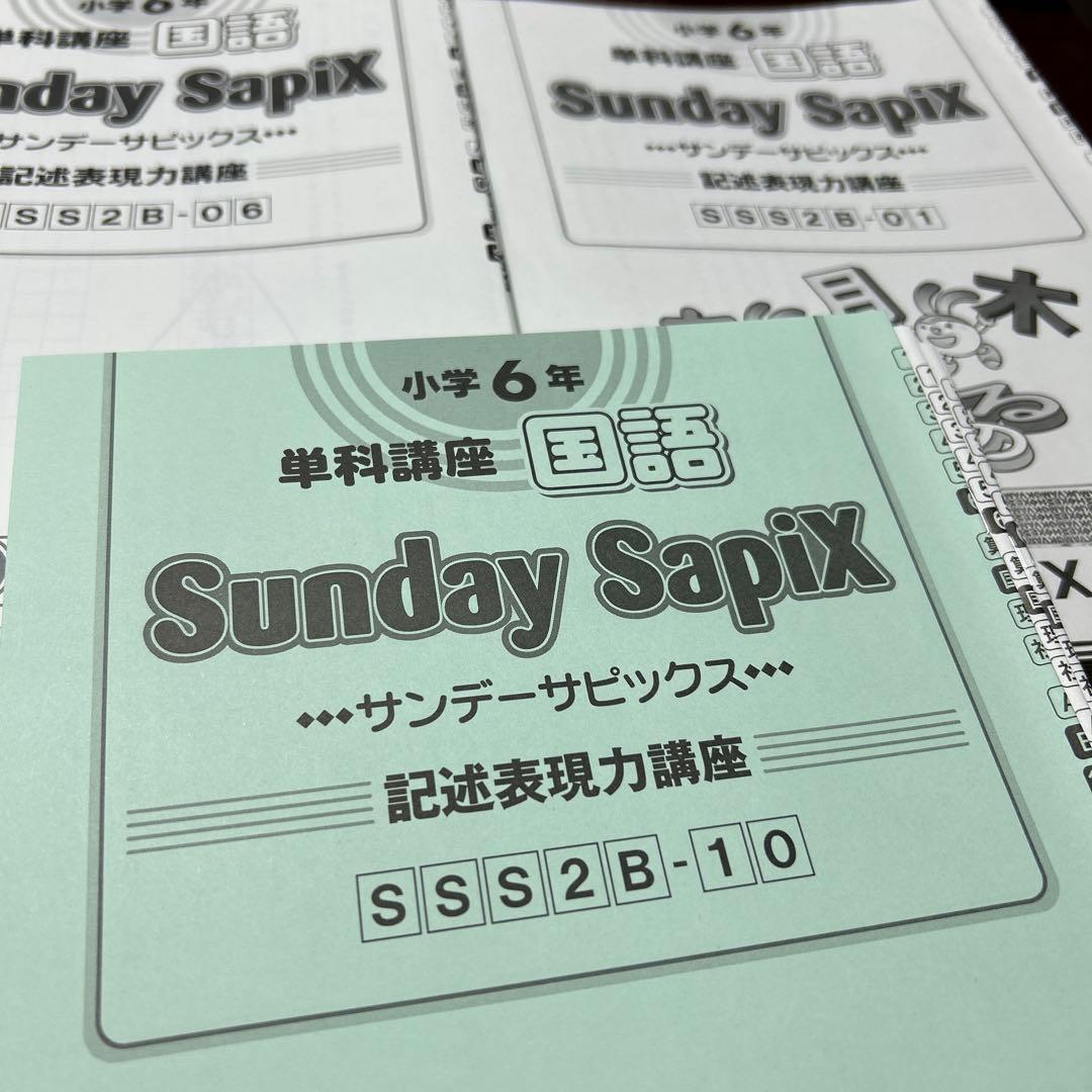 ㉓ま　希少　サピックス　SAPIX 桜蔭コース　国語　単科講座