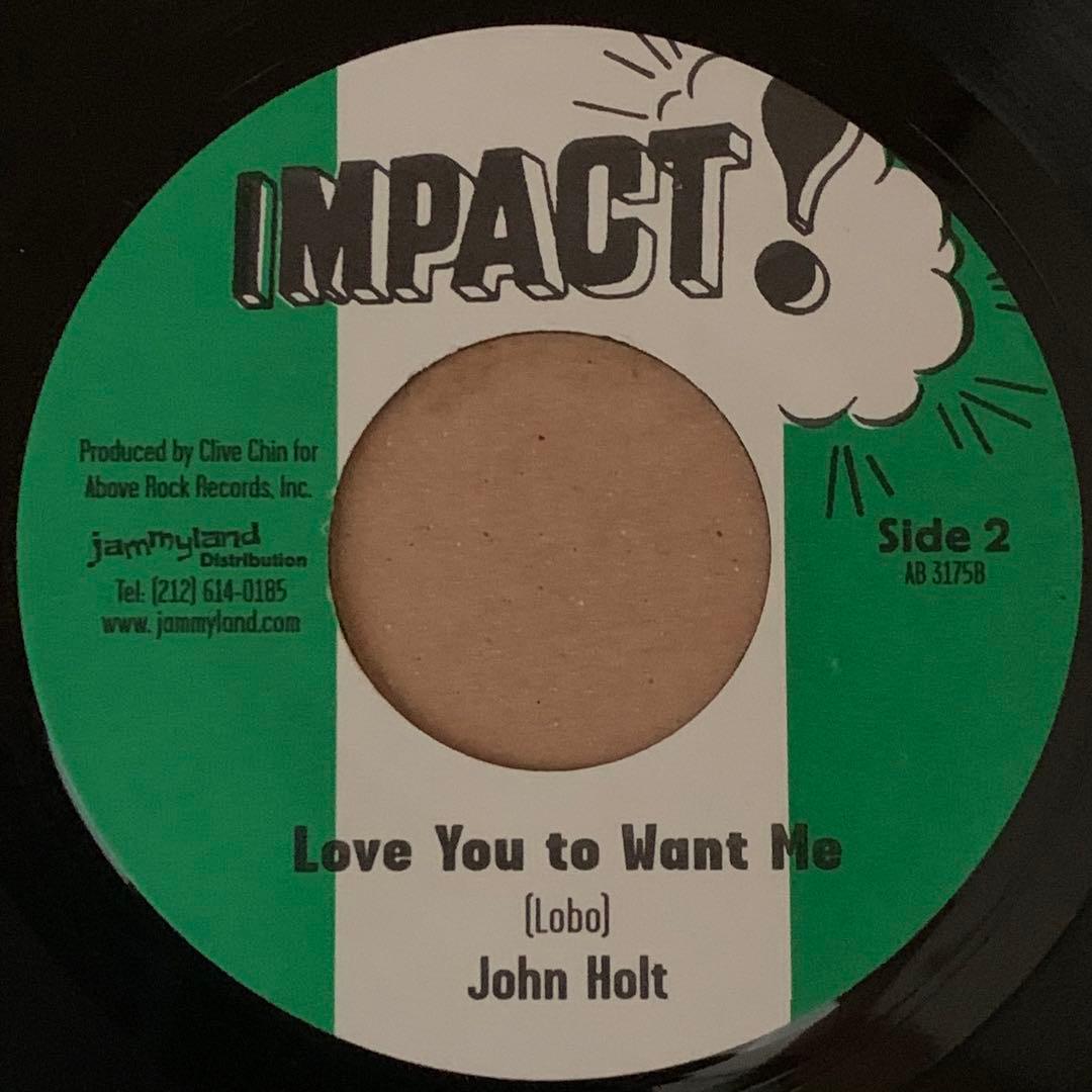 For The Love Of You / John Holt ７インチ