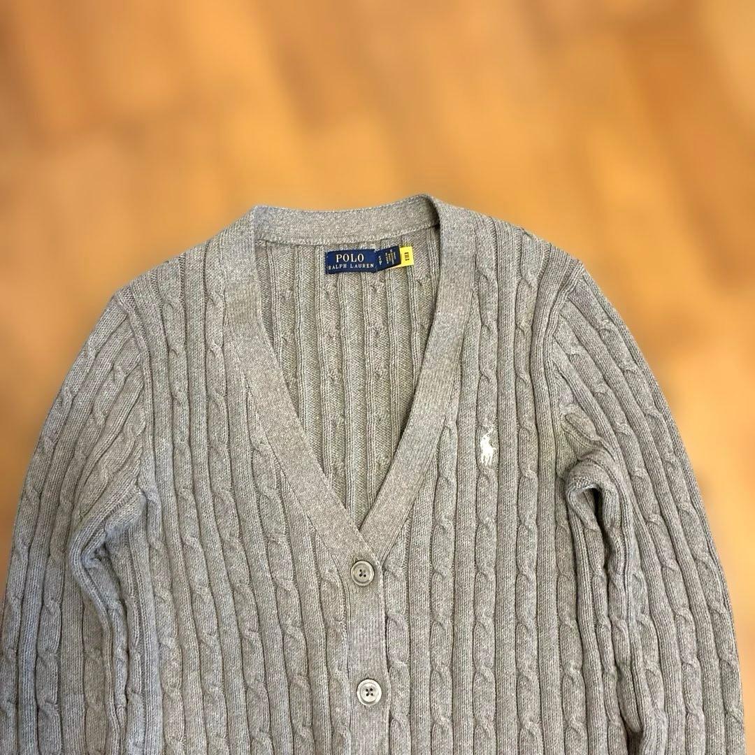 近年モデル Ralph Lauren ケーブルニット カーディガン