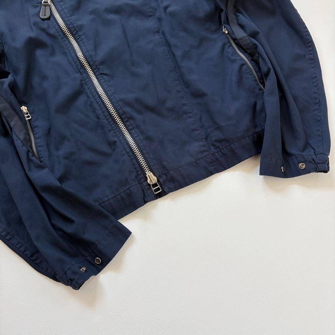 ISSEY MIYAKE MEN コットン　ボンバージャケット ネイビー　M