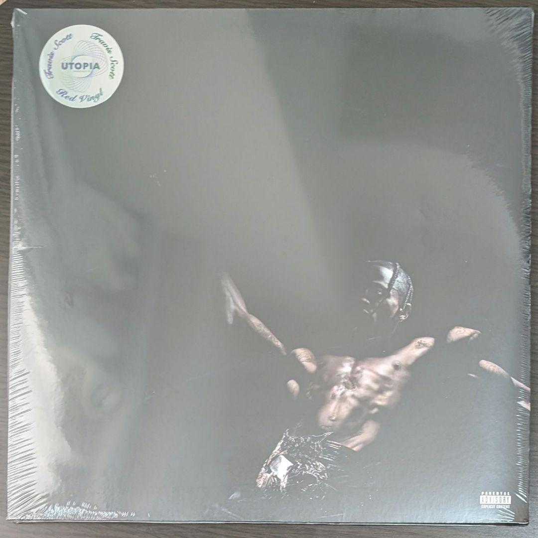 新品未開封 Travis Scott Utopia レッドヴァイナル レコード