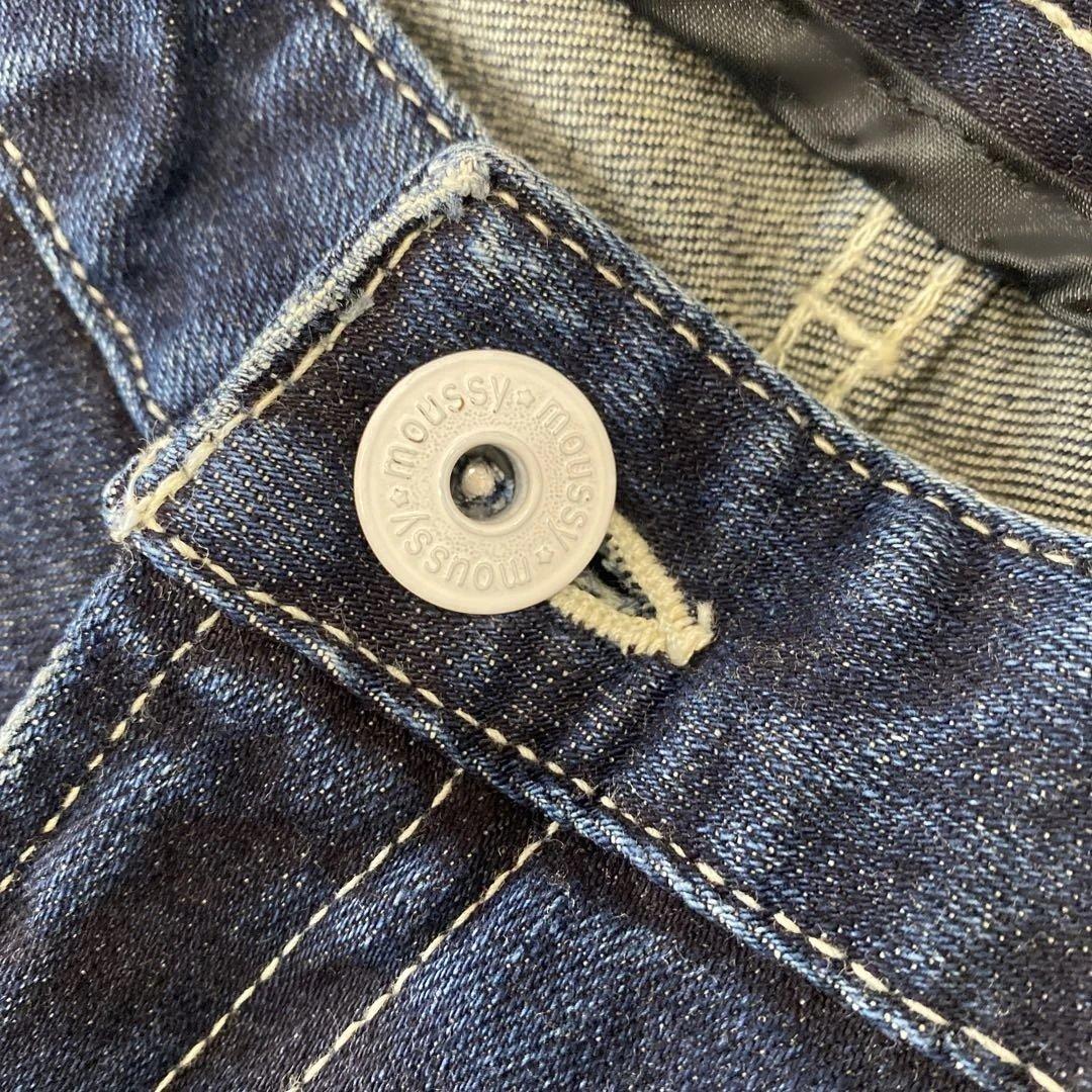moussy ブーツカットデニム ダメージ加工