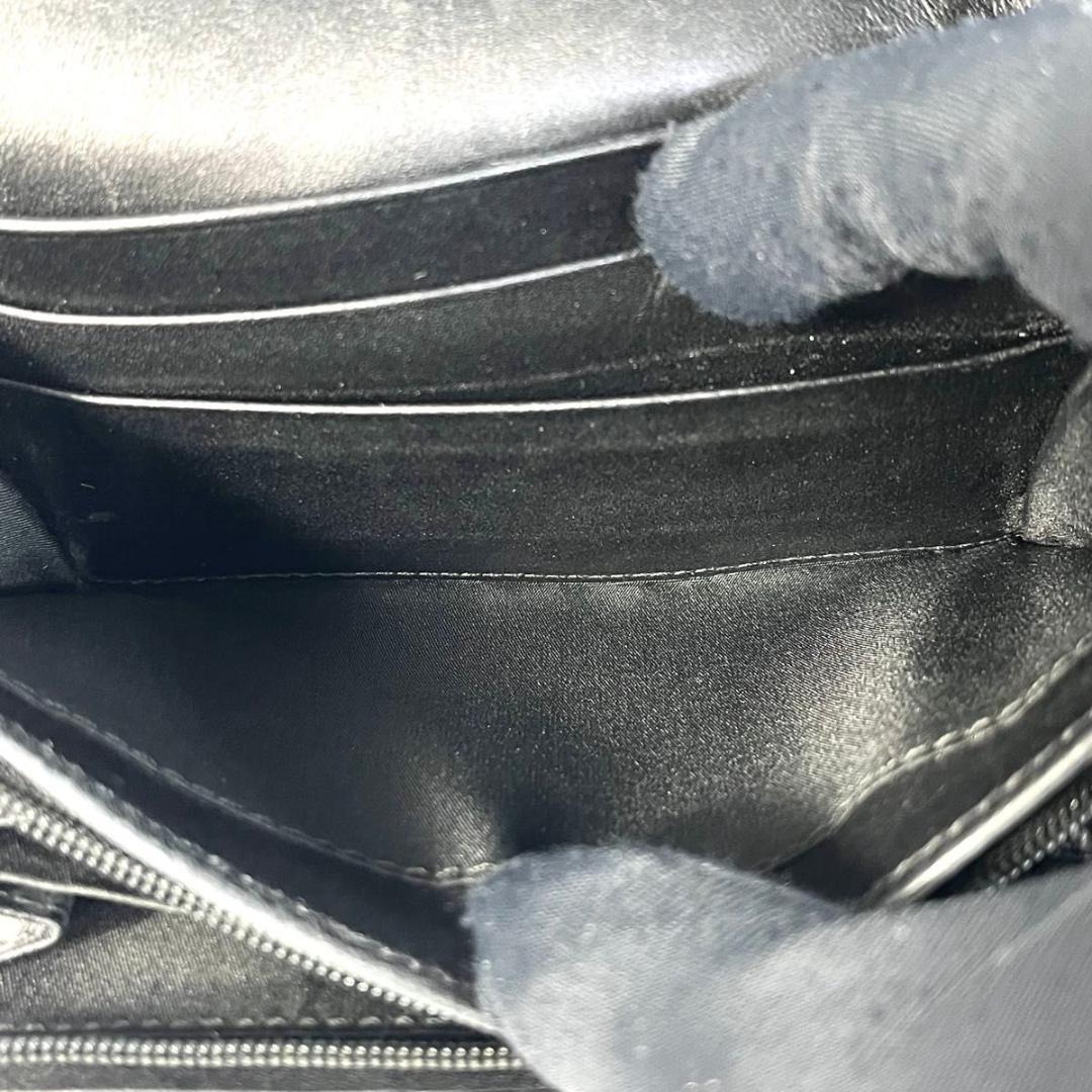 小物 Coach Soho Signature Flap Wallet Black