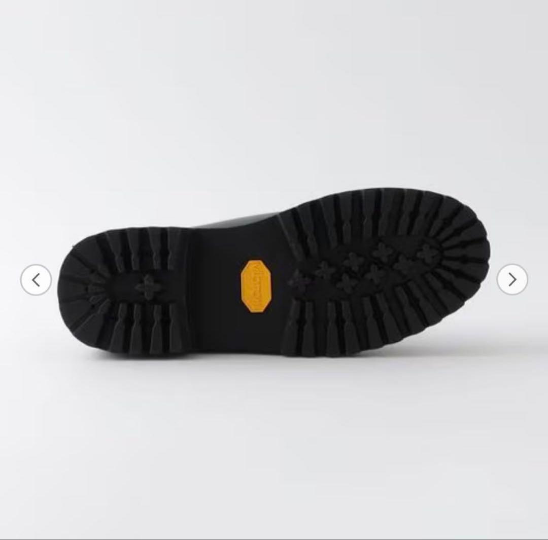 PG Steven Alan KNOCK BLACK LEATHER シューズ