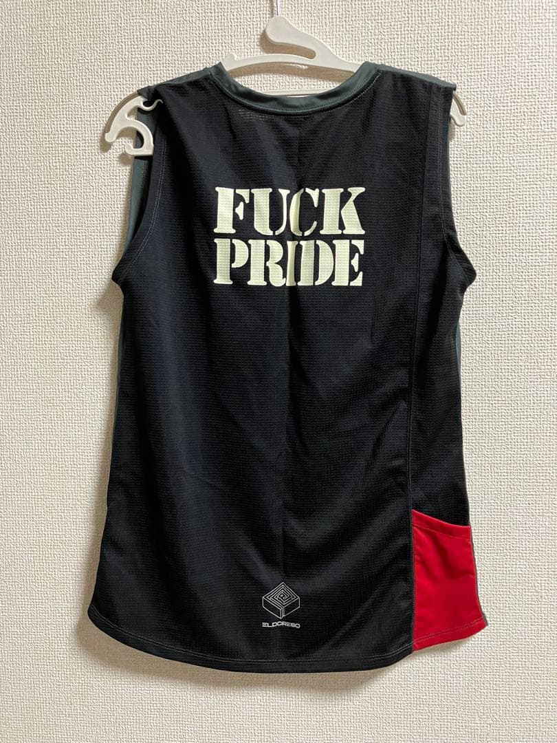 ELDORESO/エルドレッソ FUCK PRIDE ノースリーブT サイズM