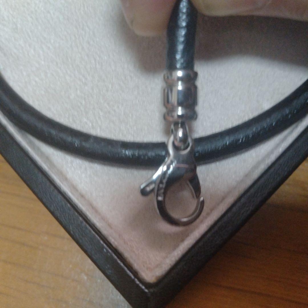 ふ*ぐ様 BVLGARI レザー ネックレス カニカン留め具 チョーカー ブルガ