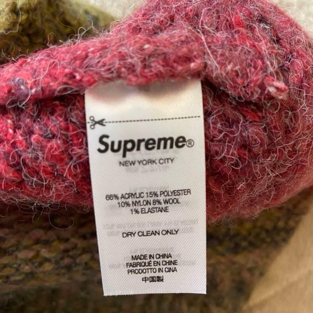 supreme gradient stripe beanie ビーニー