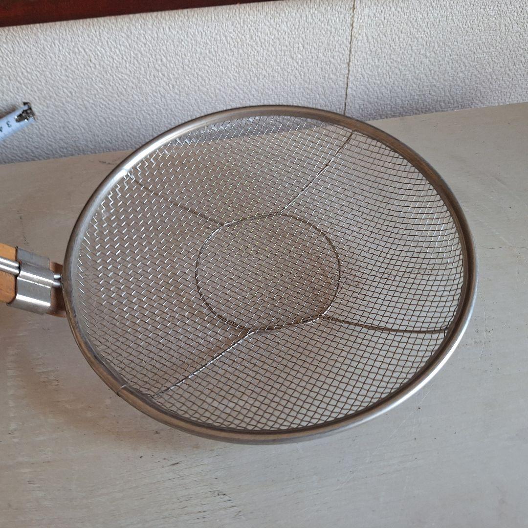 【極美品】スリースノー 竹柄そば揚げ 24cm 5本セット 業務用 燕三条