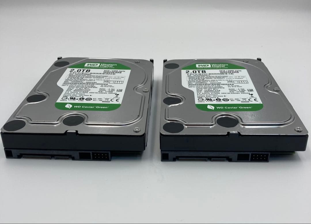 Western Digital WD20EARS（2台セット）