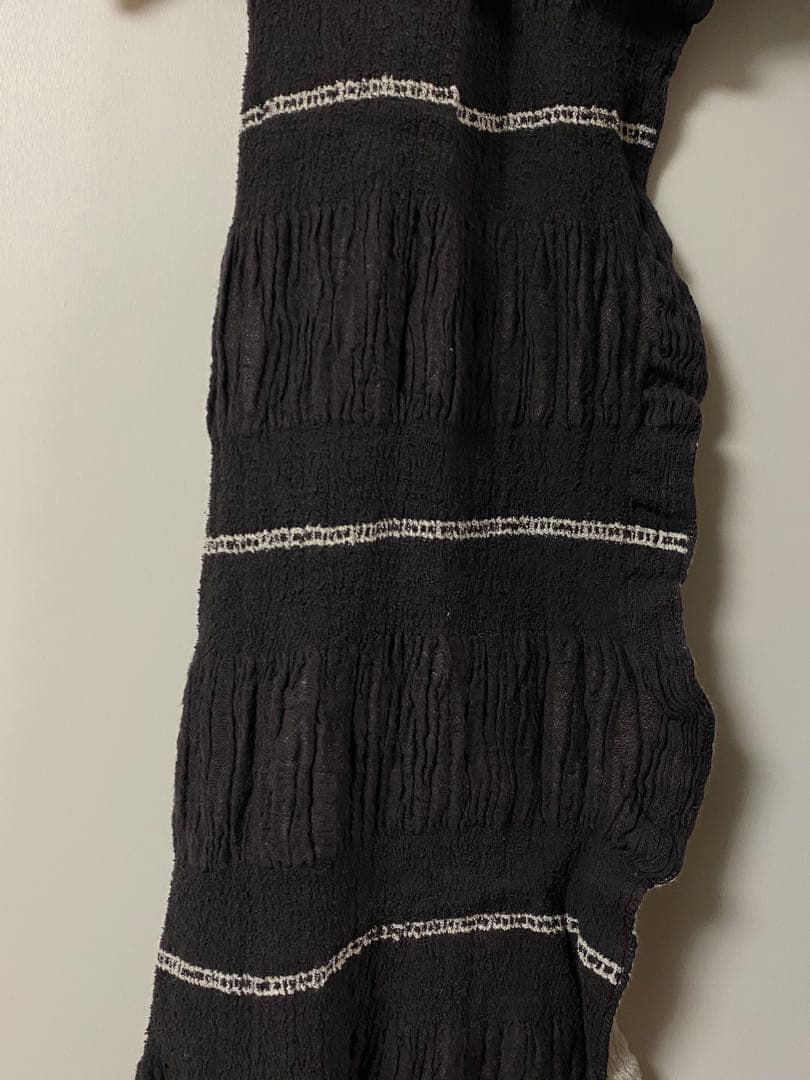 80s ISSEY MIYAKE 筆タグ ツートーン ショール