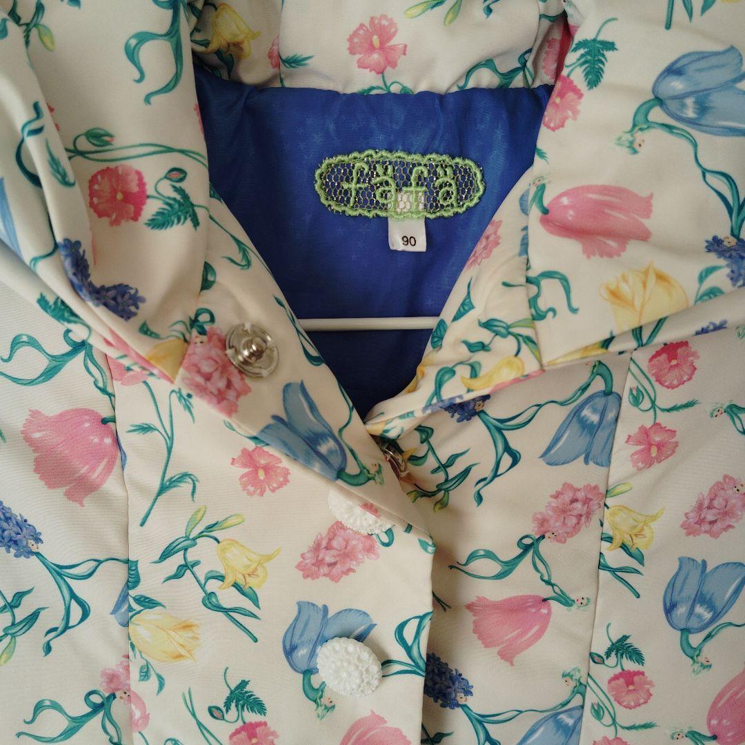 N様　fafa 90 超美品✨花柄中綿コート