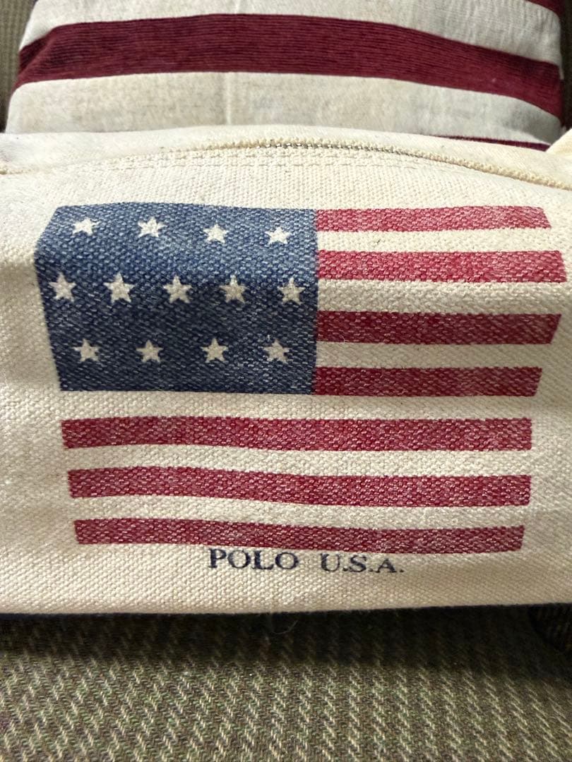 Polo Ralph Lauren アメリカ国旗 ミニボストンバッグ