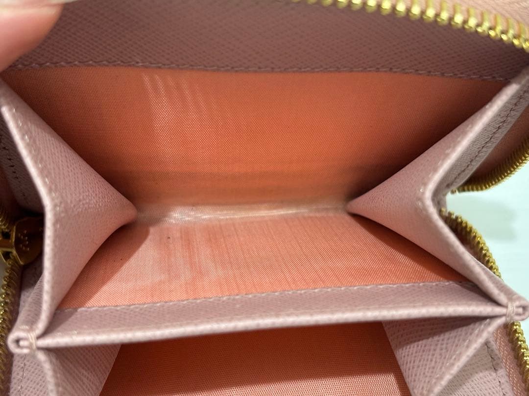 PRADA プラダ 二つ折り財布 ピンク