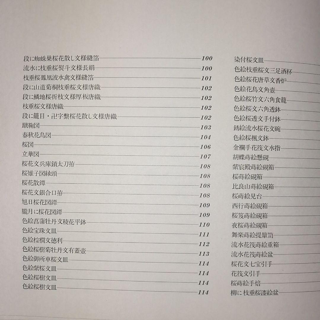 日本の意匠　桜
