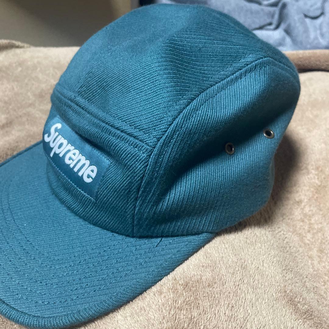 シュプリームsupreme キャンプキャップ　ティファニーステッカー付き