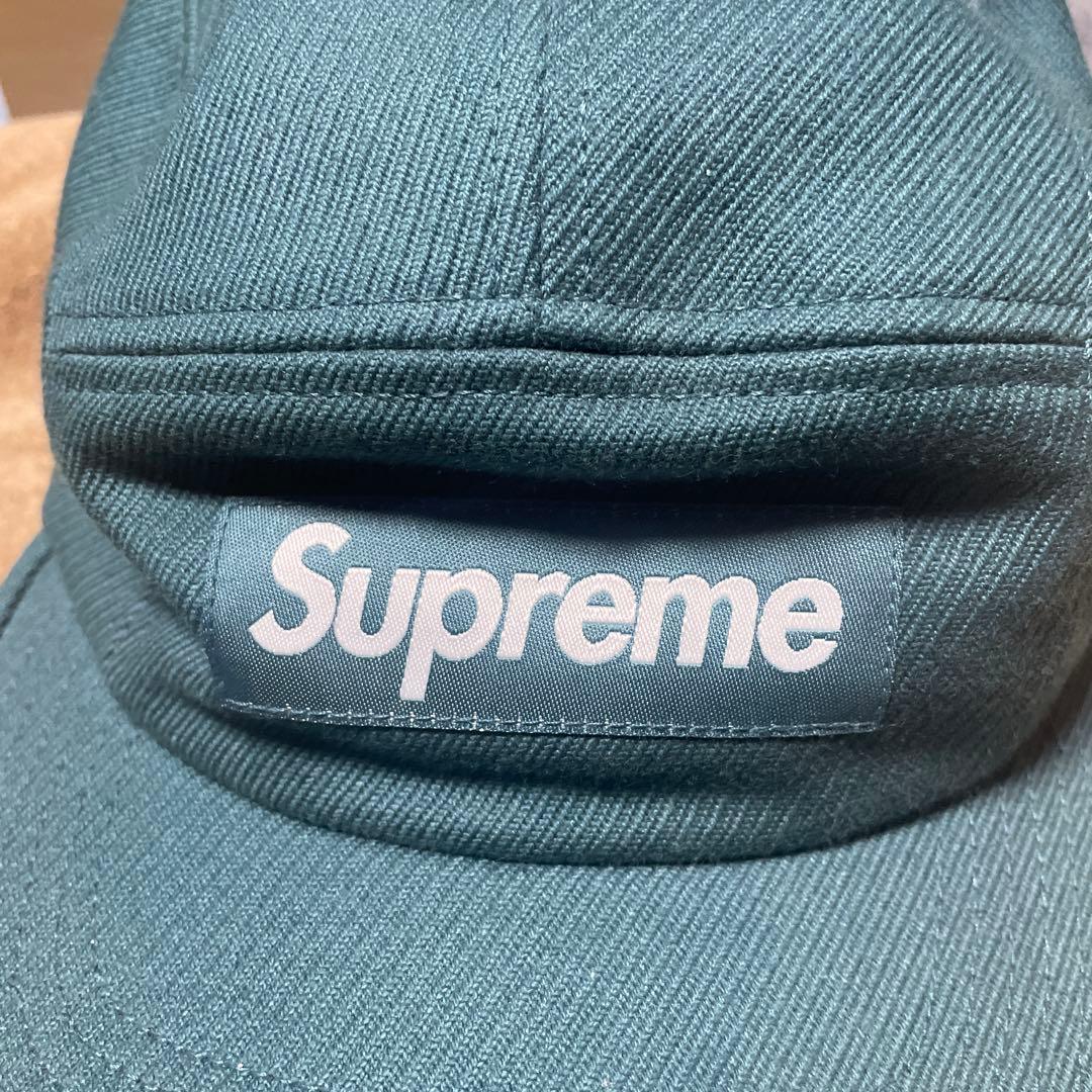 シュプリームsupreme キャンプキャップ　ティファニーステッカー付き