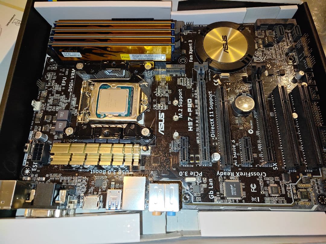 ASUS　H97-PRO CPU、メモリ