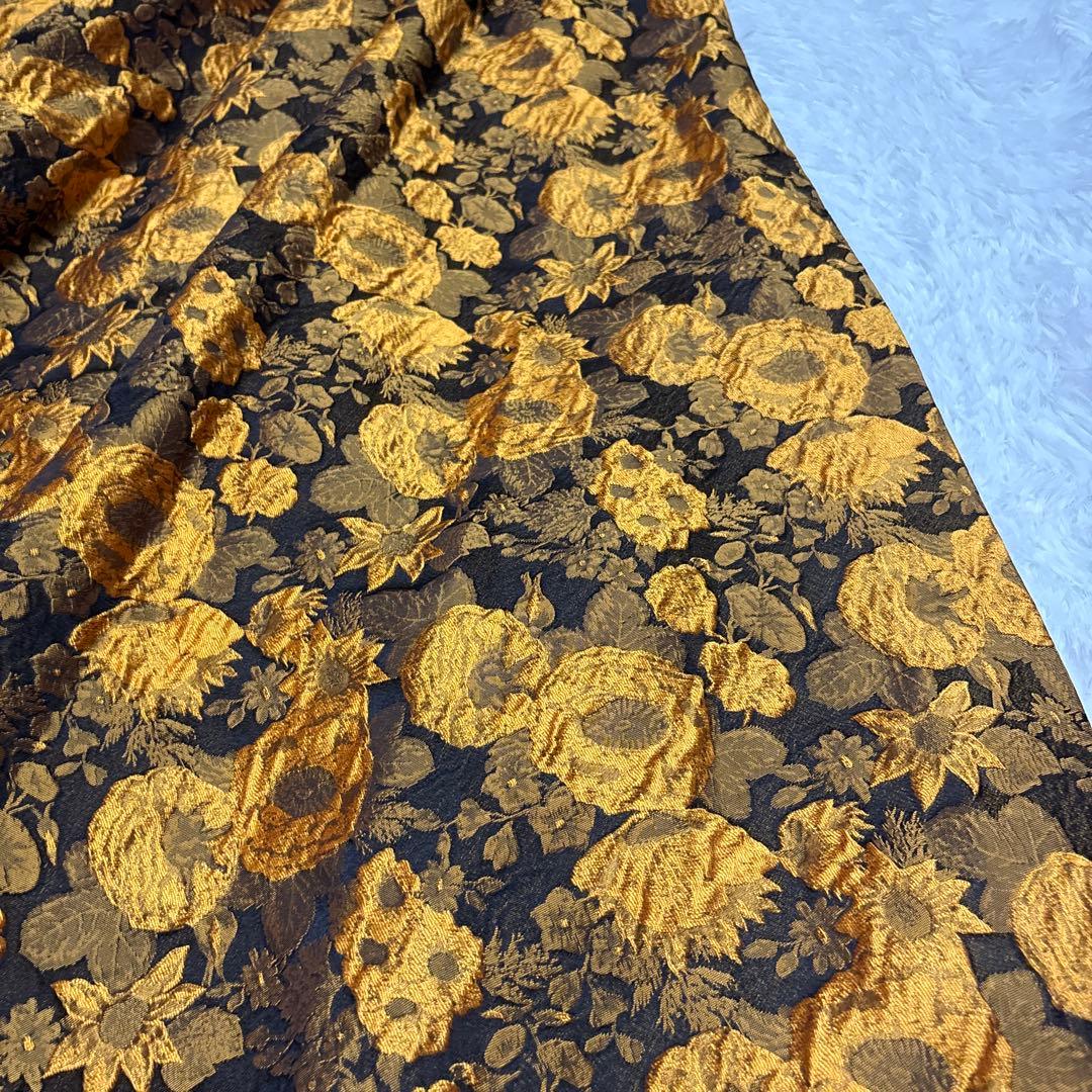 【新品】 サワアラモード　マキシ丈スカート　花柄　おしゃれ　フリーサイズ
