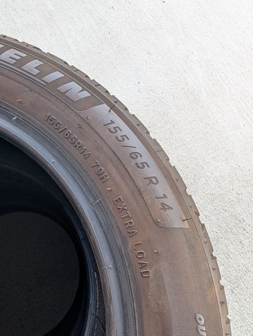ミシュラン 155/65R14 2022年製造 送料込み