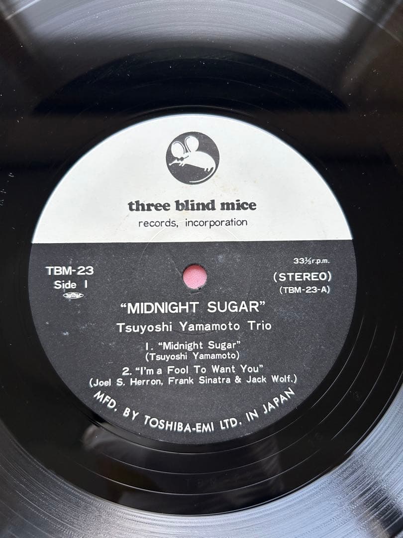 山本剛 Trio Midnight Sugar TBM-23