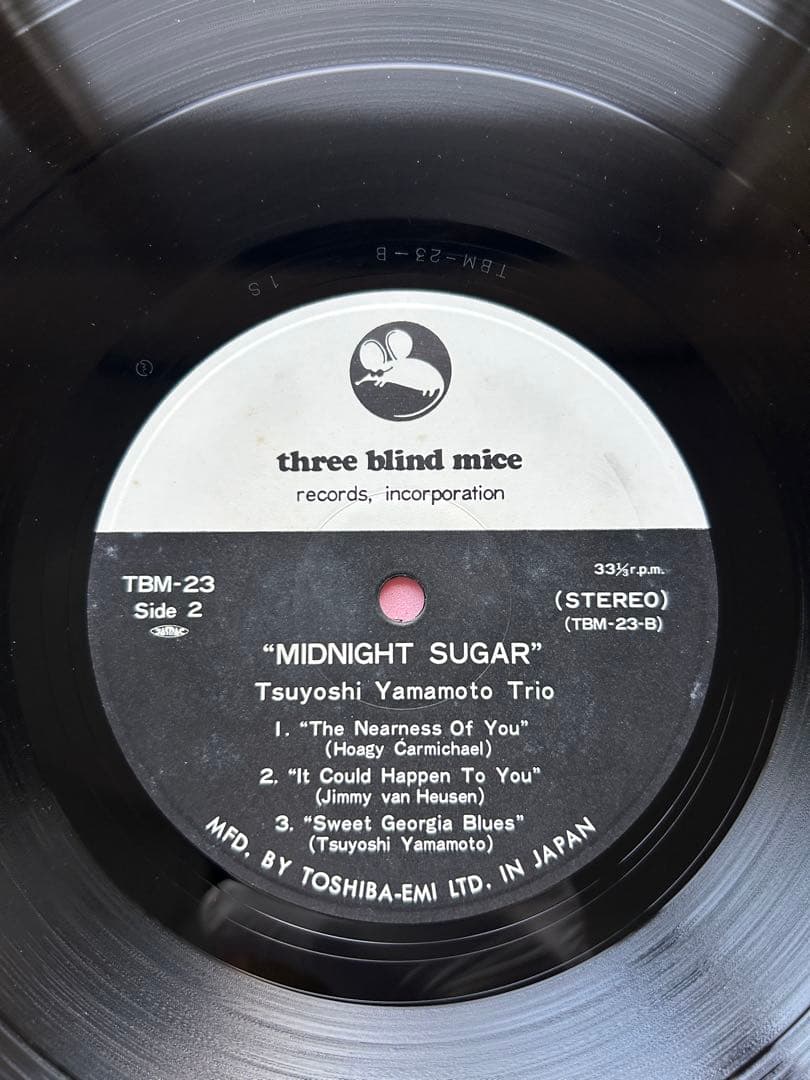 山本剛 Trio Midnight Sugar TBM-23