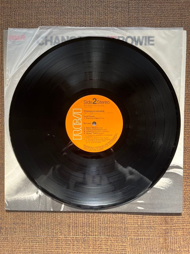 DAVID BOWIE CHANGESONEBOWIE レコード