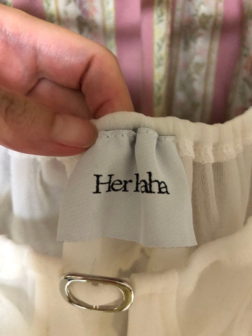 発送3/9 HerPraha Flare puffy dress (ivory)