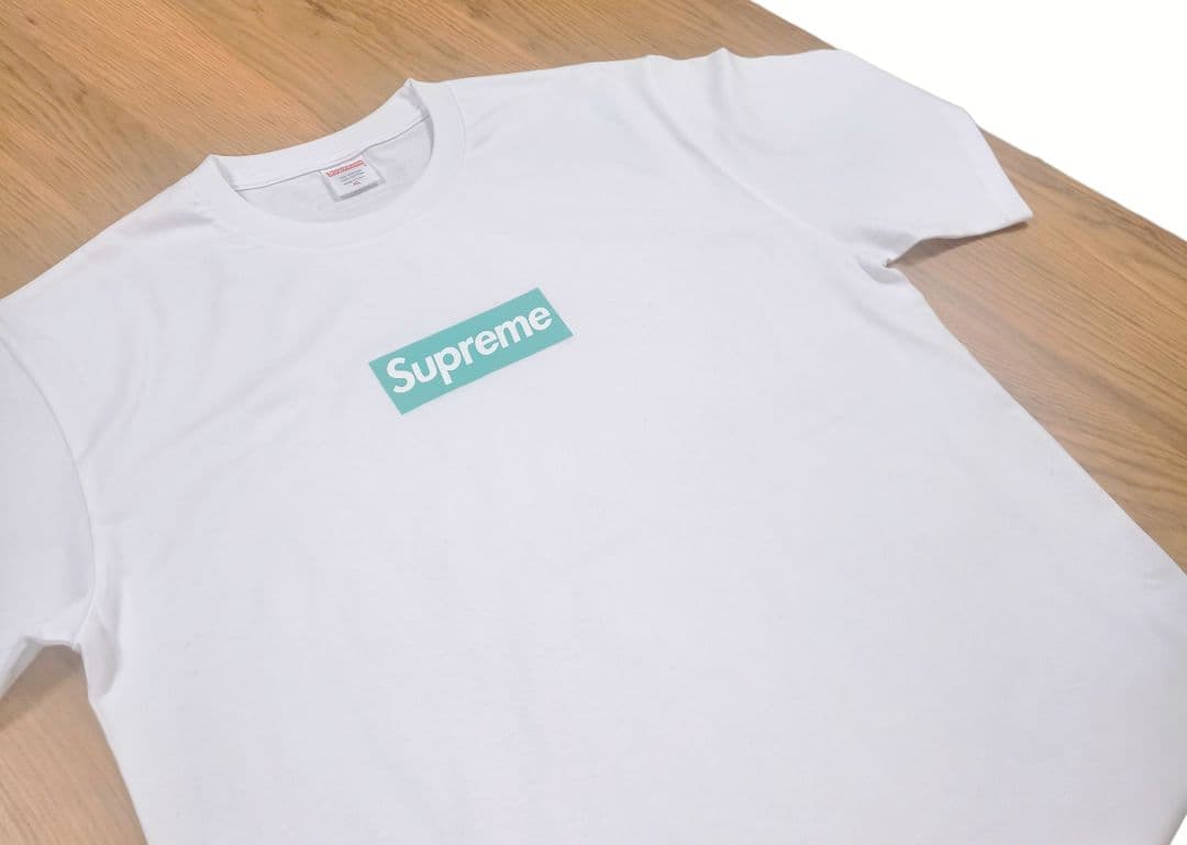 Supreme×Tiffany Box ロゴ ホワイトTシャツ XL 新品