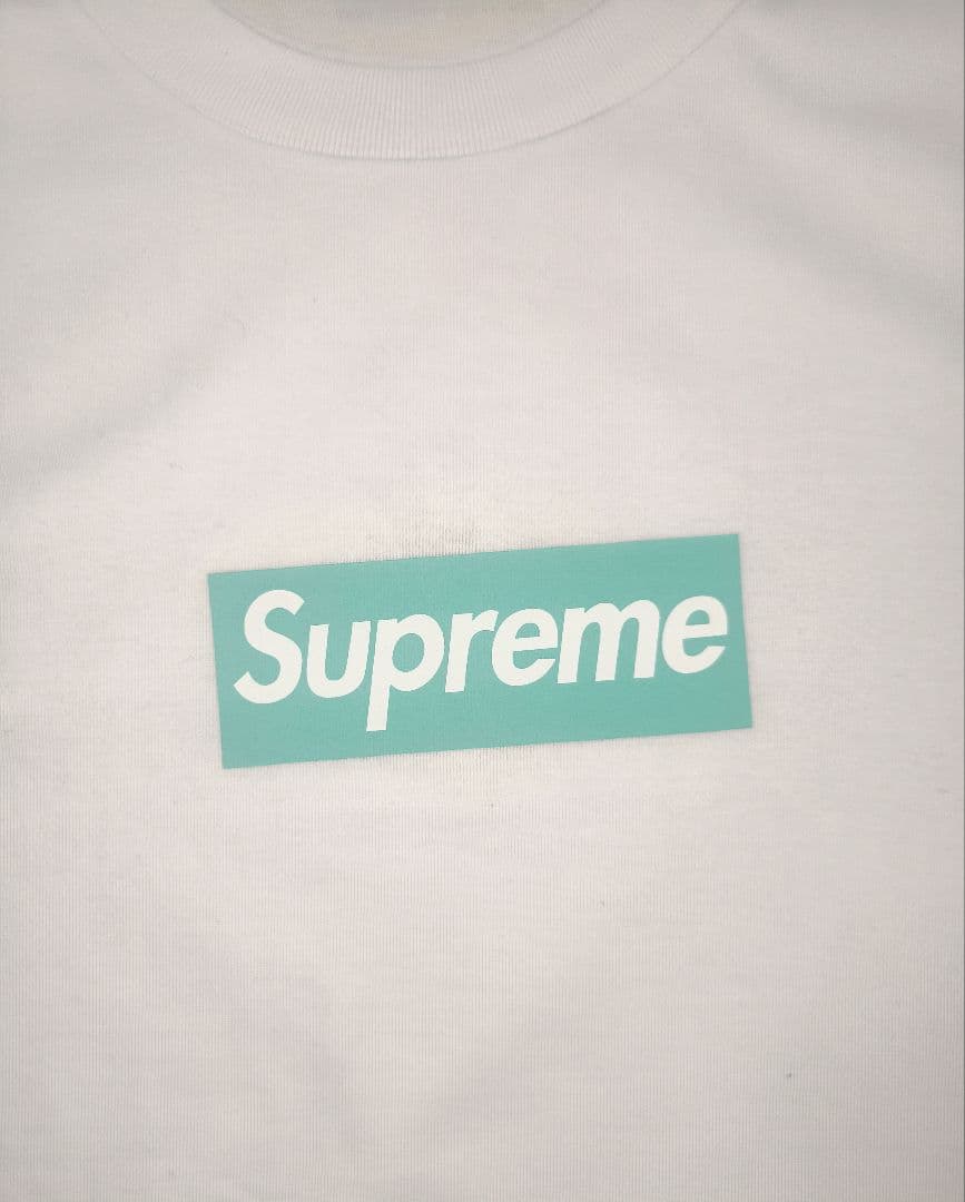 Supreme×Tiffany Box ロゴ ホワイトTシャツ XL 新品