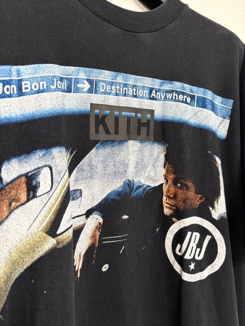 KITH Jon Bon Jovi グラフィックTシャツ ブラック