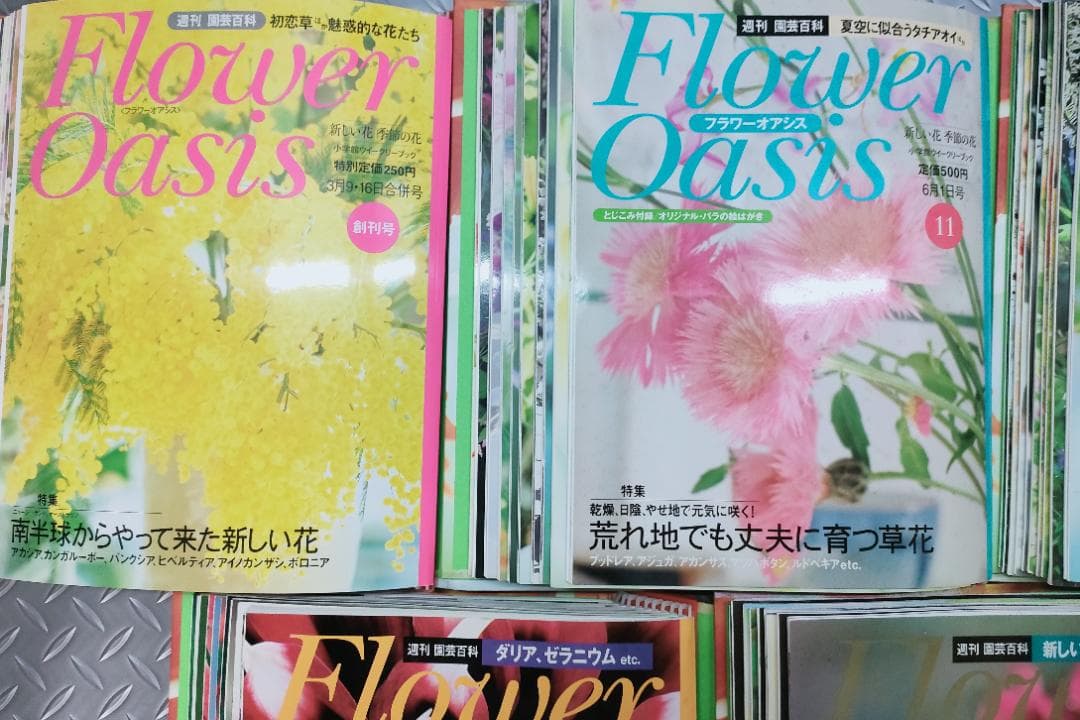 Flower Oasis 全5巻セット52冊　週刊・園芸百科　小学館
