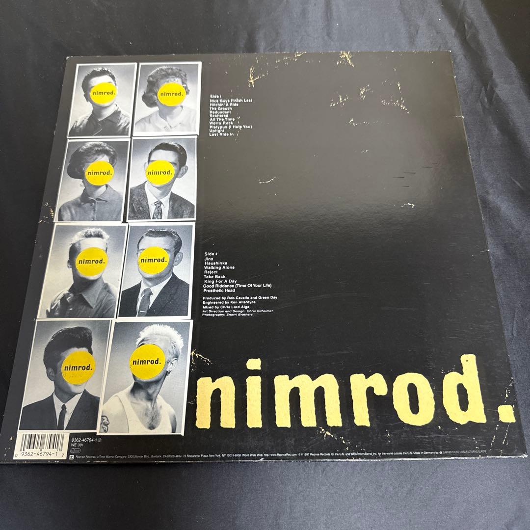 Green Day nimrod. レコード
