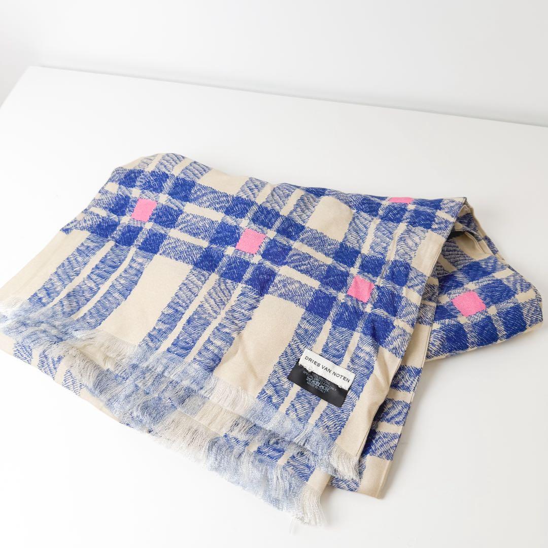 DRIES VAN NOTEN ドリスヴァンノッテン　ストール　チェック