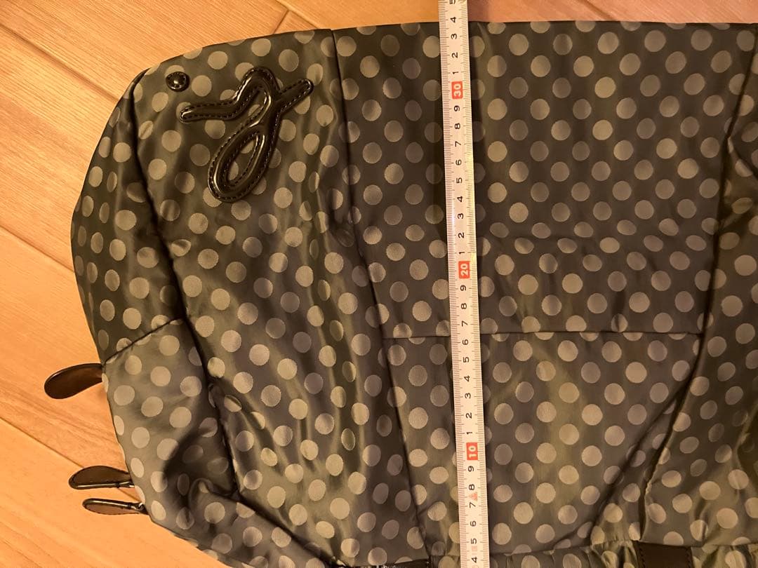 [美品]agnès b. VOYAGE ドット柄ボストンバッグ