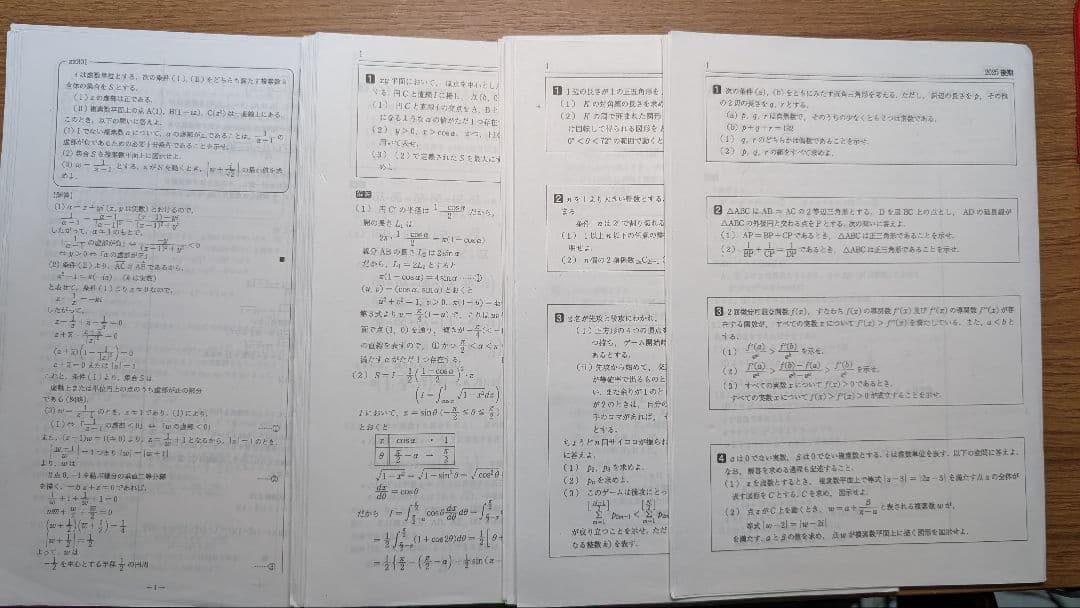 駿台　数学ZX 2025年版 前期後期セット