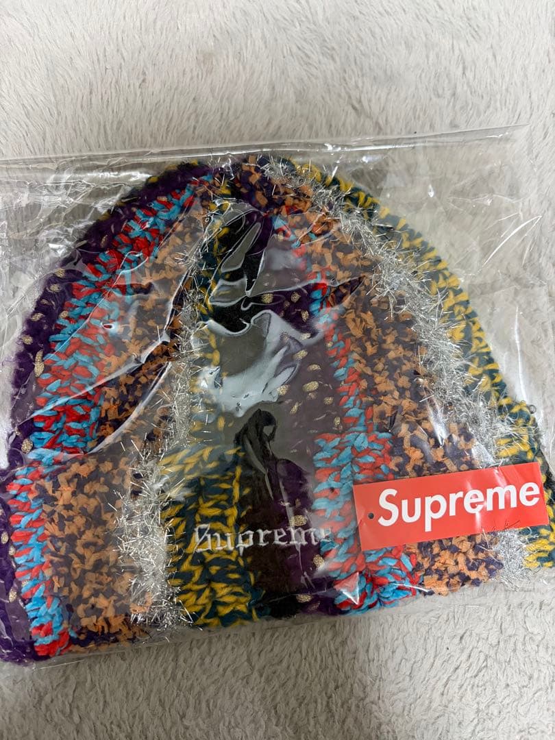 帽子 Supreme Tinsel Stripe Beanie \"Multi\"