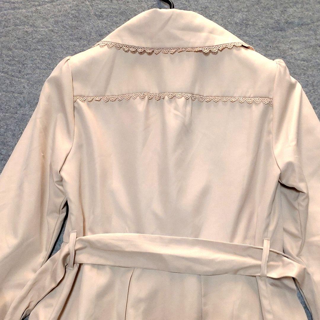 【axesfemme】レーシートレンチコート チュール　y2k ベルト付き M