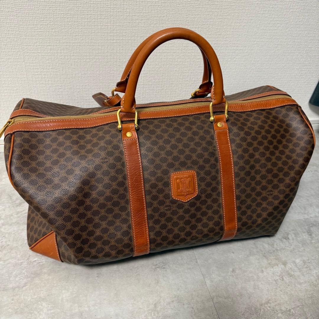 【超美品‼️】CELINE セリーヌ　ダッフルバッグ 大容量 ブラウン