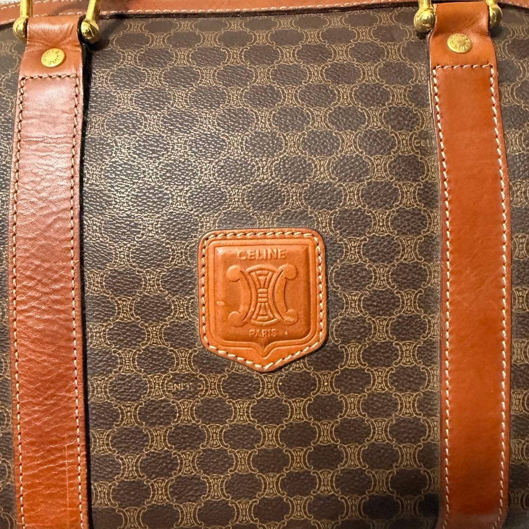 【超美品‼️】CELINE セリーヌ　ダッフルバッグ 大容量 ブラウン