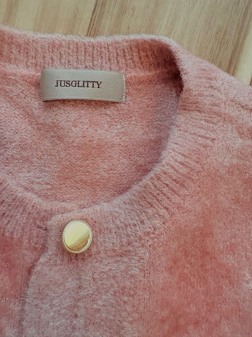 yukotさま専用　シャネル27とJUSGLITTY 美品ラメベロアピンク