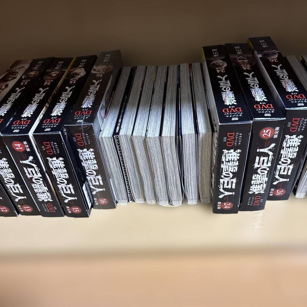 進撃の巨人 全巻セット DVD付き