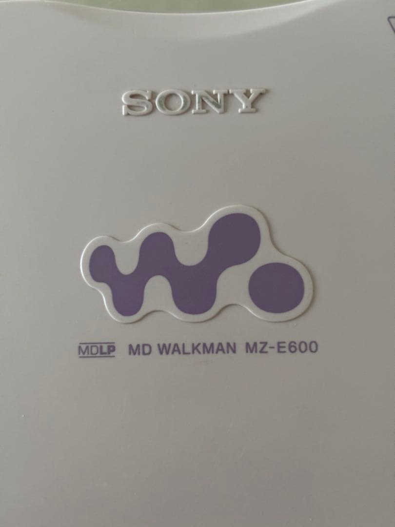 SONY ソニー MDウォークマン MZ-E600 MDプレイヤー