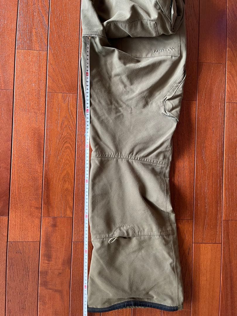 BURTON スノーボード ビブパンツ　オリーブグリーン　メンズMサイズ