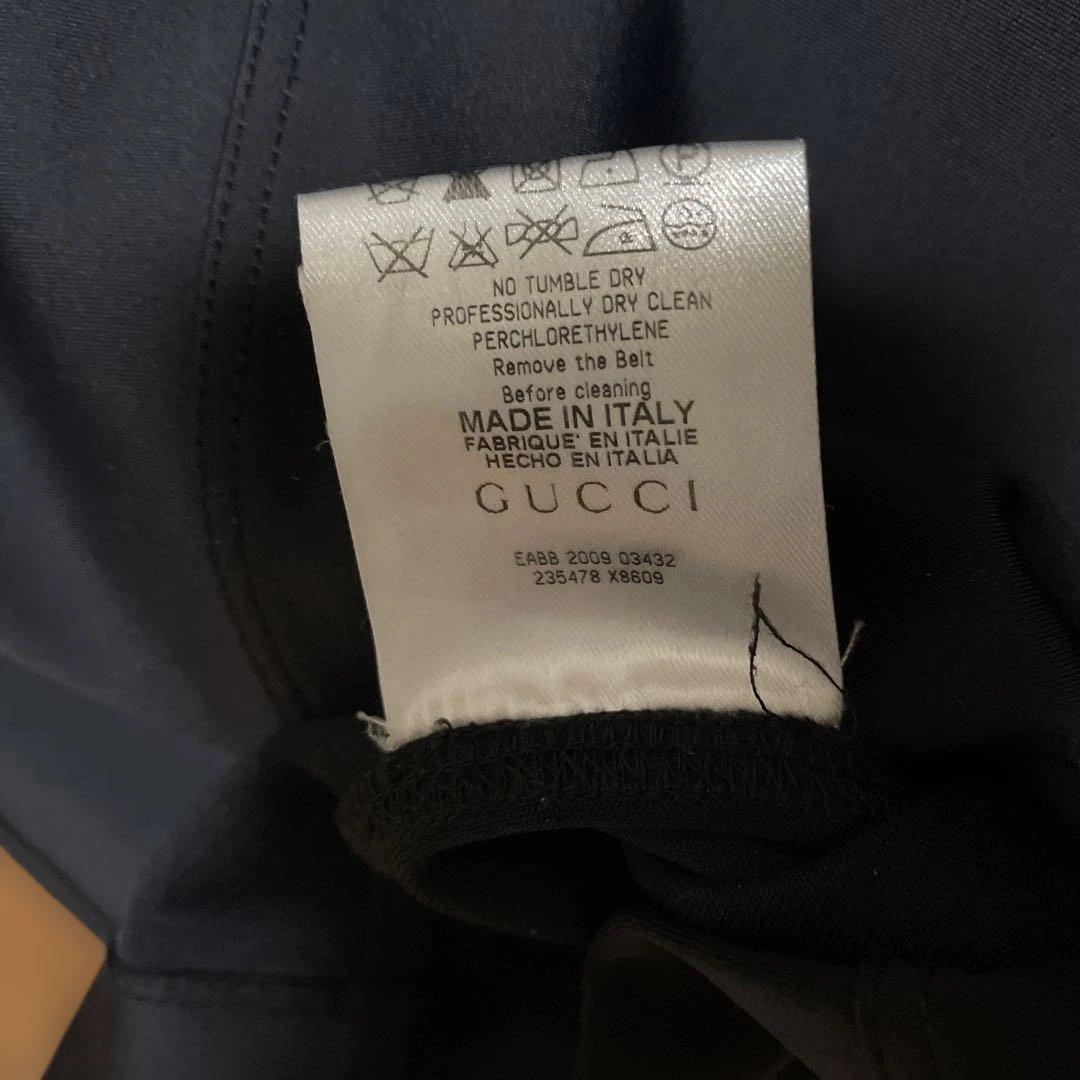 GUCCI ノースリーブワンピース ベルト付きXS ブラック